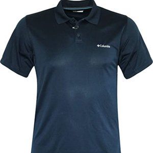 🆕Columbia Men"s City Voyager Omni-Wick Short Sleeve Polo Shirt Medium-Navy, NWT